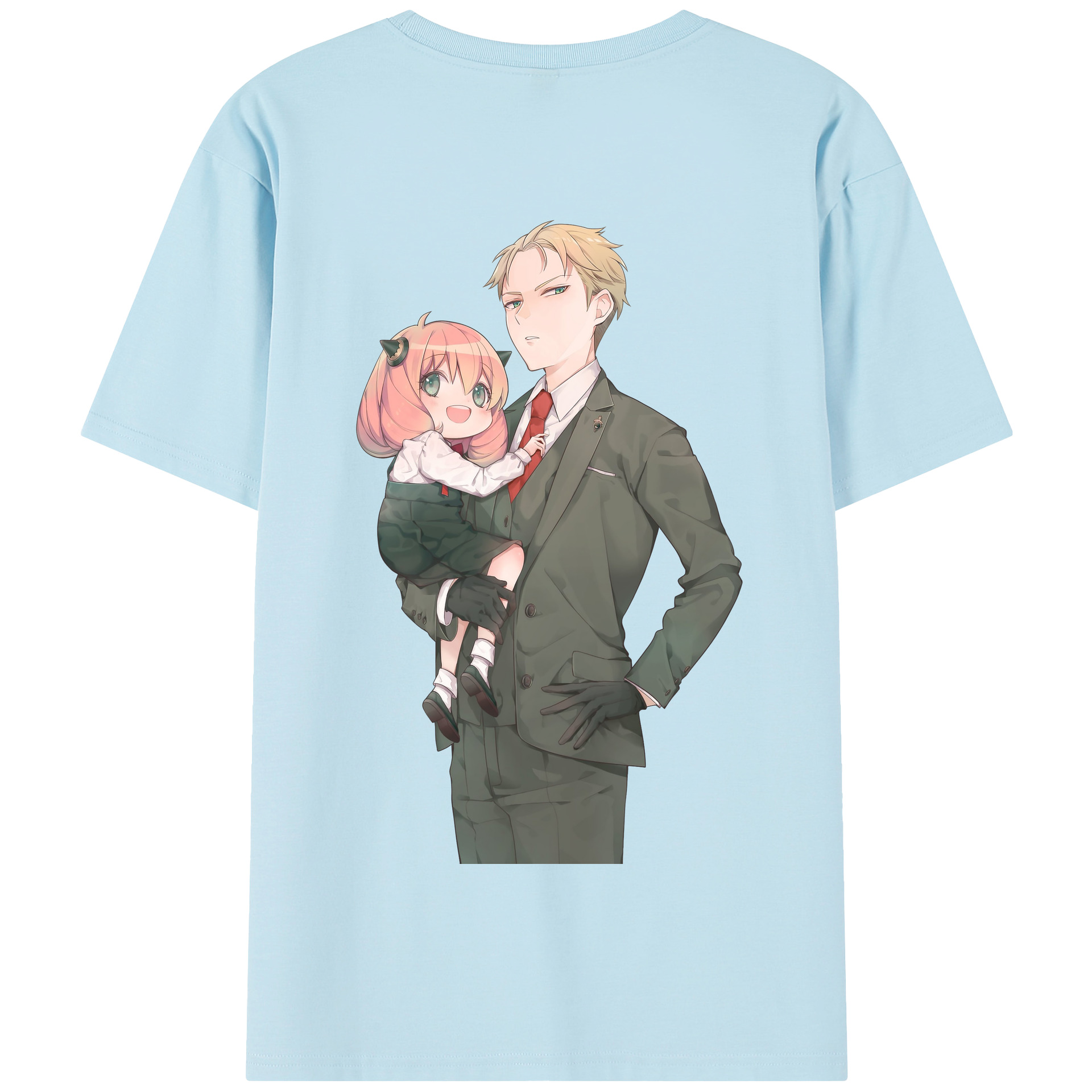 （画像用） SPY×FAMILY间谍家家酒 綿100％半袖Tシャツ（背面プリント）